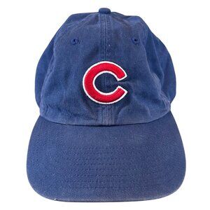 Chicago Cubs Blue Adjustable Baseball Clean Up MLB Cap By 47 Brand
